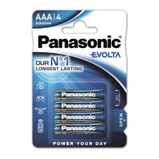 Panasonic Battery EVOLTA Alkaline AAА blister, 4 pcs. (LR03EGE/4BP)