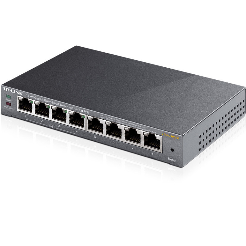 TP-Link TL-SG108PE 8x1GE/4xPoE 65.2W, EasySmart
