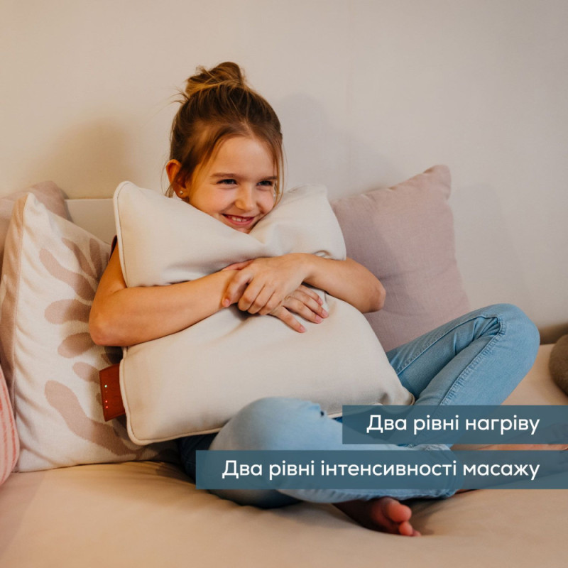 Beurer massage pillow for shoulders, neck, back, legs, Li-ion battery, 1,85kg, changeable cover, beige (MG_139_BEIGE)