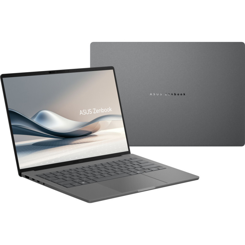 ASUS Ноутбук Zenbook A14 UX3407QA-QD002W 14" WUXGA OLED, Snapdragon X X1 26 100, 16GB, F512GB, UMA, Win11, Сірий (90NB1502-M00FA0)