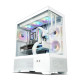Zalman PC case Chronix without PSU, 1xUSB3.0, 1xUSB2.0, 1x Type C, 2x120mm ARGB Reverse, 1x120mm ARGB, VGA 410mm, LCS ready, TG Side/Front Panel, ATX,white (CHRONIXWHITE)