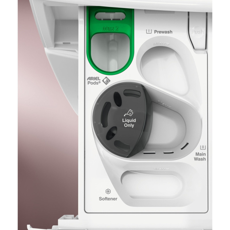 Electrolux Пральна машина Electrolux фронтальна, 9кг, 1400, A, 60см, дисплей, пара, інвертор, universaldose, білий (EW7F3494FQU)