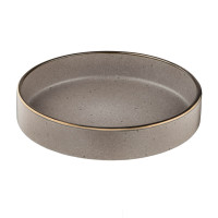 ARDESTO Soup plate Fasano, 850мл, 20cm, ceramic, gray-brown (AR0420GB)