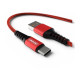Дата кабель USB 2.0 AM to USB-C 1.0m 2.4A red Denmen (DN-D02T-RD)