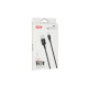 Дата кабель USB 2.0 AM to Micro 5P 2.0m 1.5A braided black XO (NB143-M2-BK)
