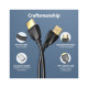 Кабель мультимедийный HDMI M to HDMI M 3.0m 4K60Hz black Vention (AAIBI)