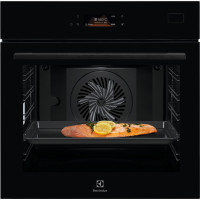 Electrolux Electrolux oven electrical, 70l, А++, steam, display, convection, steamer function, telescopic rails, black (LOB8S38Z)