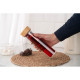 ARDESTO Double wall Bottle, 450 ml, borosilicate glass, bamboo lid (AR1345BB)