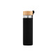 ARDESTO Double wall Bottle, 450 ml, borosilicate glass, bamboo lid (AR1345BB)
