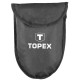 Topex Лопата сапёрная складная 24,5 x 15,5 см, полная длина 58 см