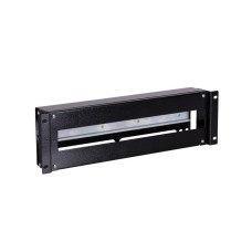 ZPAS 19" c DIN-рейкой[Панель 19", модульна, з DIN-рейкою, чорна] (W-PS3U-00-00-161)