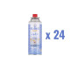 EL GAZ Gas cartridge ELG-500, butane 227g, collet, for gas burners and stoves, disposable, 24pcs in package