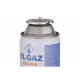 EL GAZ Gas cartridge ELG-500, butane 227g, collet, for gas burners and stoves, disposable, 24pcs in package