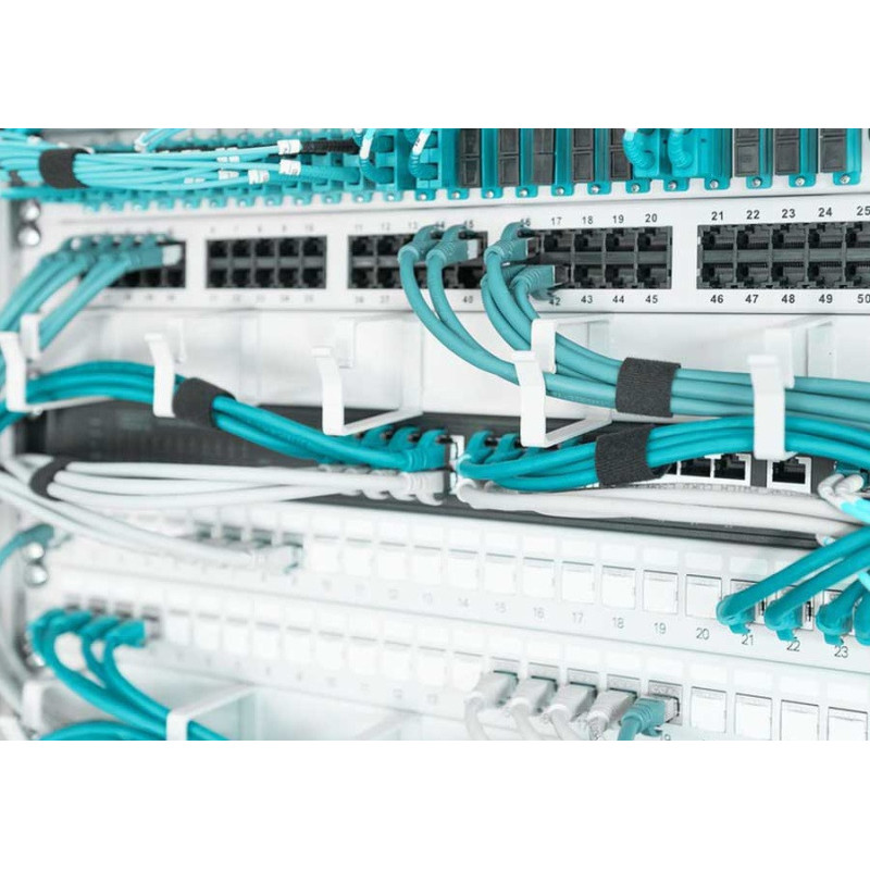 Digitus Cable management ring, steel, 80 x 80 mm front opening, central fixation (DN-97601)