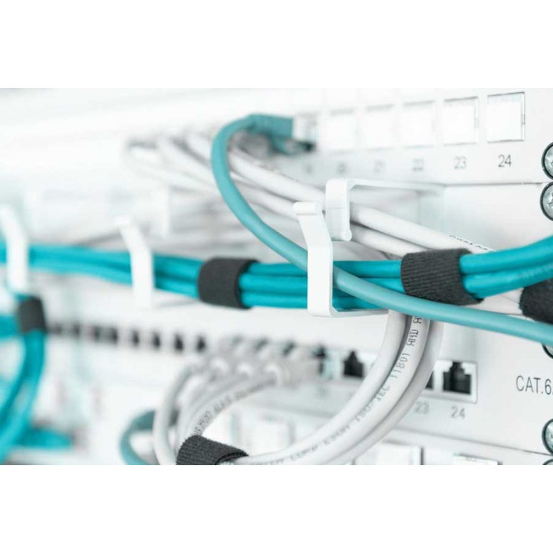 Digitus Cable management ring, steel, 80 x 80 mm front opening, central fixation (DN-97601)