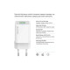 Зарядное устройство ColorWay USB-C PD20W + 1xUSB QC4.0 white (CW-CHS062PD-WT)