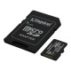 Kingston Карта пам'яті Kingston microSD 256GB C10 UHS-I A1 V10 R150MB/s + SD (SDCS3/256GB)