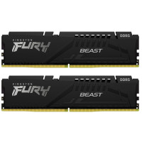 Kingston Память ПК DDR5 64GB KIT (32GBx2) 5600 FURY Beast (KF556C40BB2K2-64)