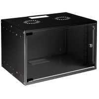 MIRSAN Шафа 19", 7U, SOHO, 535x400 мм, максимально 30 кг, чорна (MR.SOH07U40DE.01)