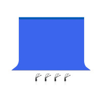 Фон Puluz PU5214L backdrop 3x2 m blue (PU5214L)