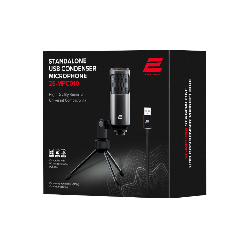 2E MPC010 PC Microphone, USB (2E-MPC010)