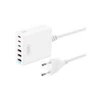 Зарядное устройство XO L133 3xUSB-A + 3xUSB-C 75W White (L133.white)