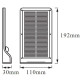 Osram Autonomous facade lamp OORLED SOLAR 3W 4000K 320Lm dusk sensor xorny (4058075267862)