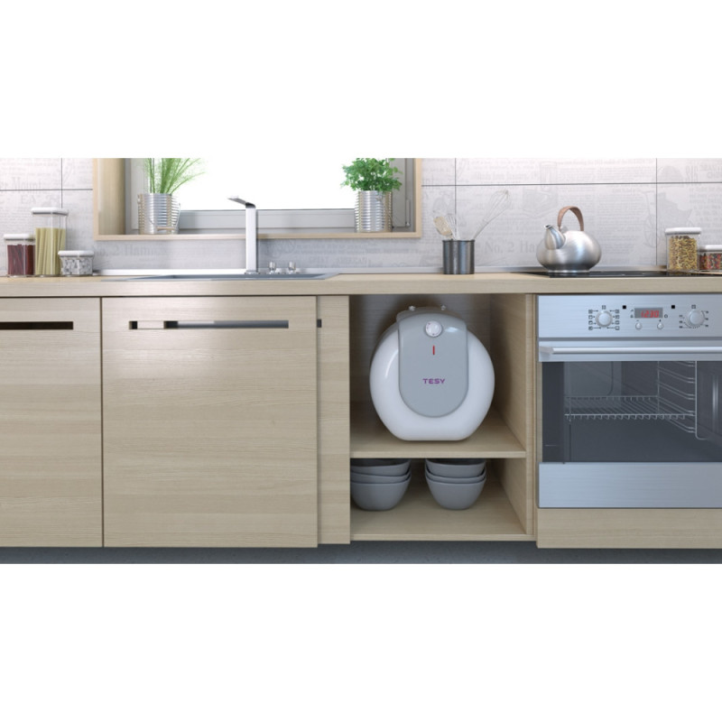 Tesy Водонагреватель электрический Bilight Compact 15U GCU 1520 L52 RC, 15 л, 2 кВт, под мойкой, мех. упр-ние, Болгария, B (304144)