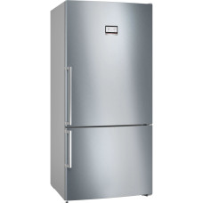 Bosch Ref with bottom freezer, 186x80x86, ref-479L, freez.-140L, 2doors, A++, NF, display, inox (KGN86AI32U)