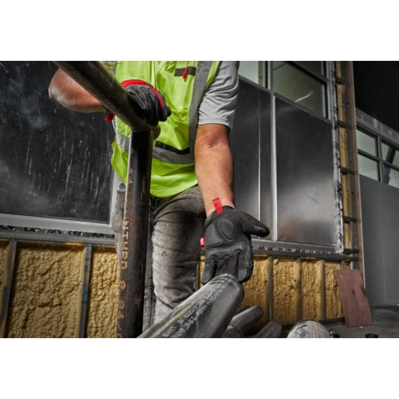 Milwaukee Impact work gloves Demolition, polyester/spandex/nitrile, size 10/XL, black (4932471910)