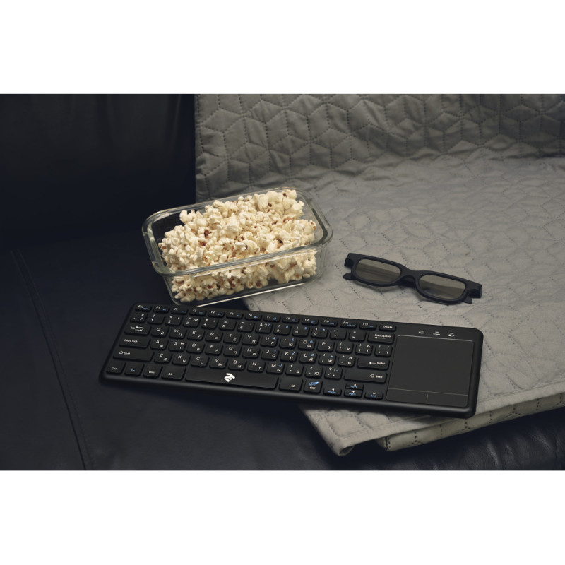 2E Keyboard scissors KT100 78key, WL, EN/UK/RU, black (2E-KT100WB)