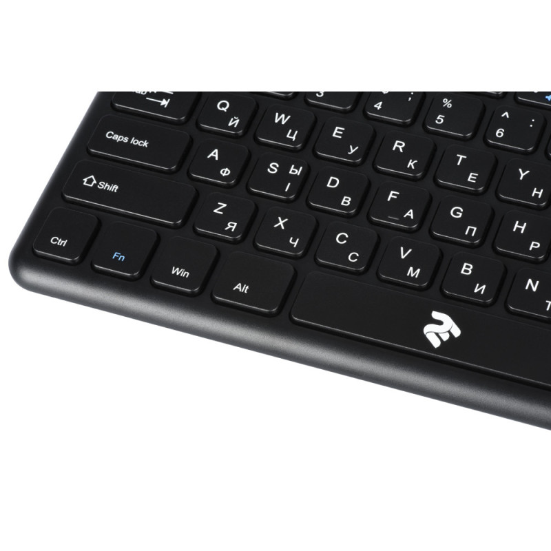 2E Keyboard scissors KT100 78key, WL, EN/UK/RU, black (2E-KT100WB)
