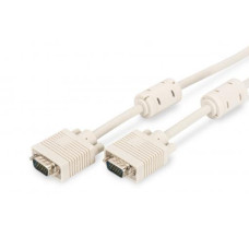 Digitus cabel VGA (M/M) DIGITUS, 3m, ferrite, beige (AK-310103-030-E)