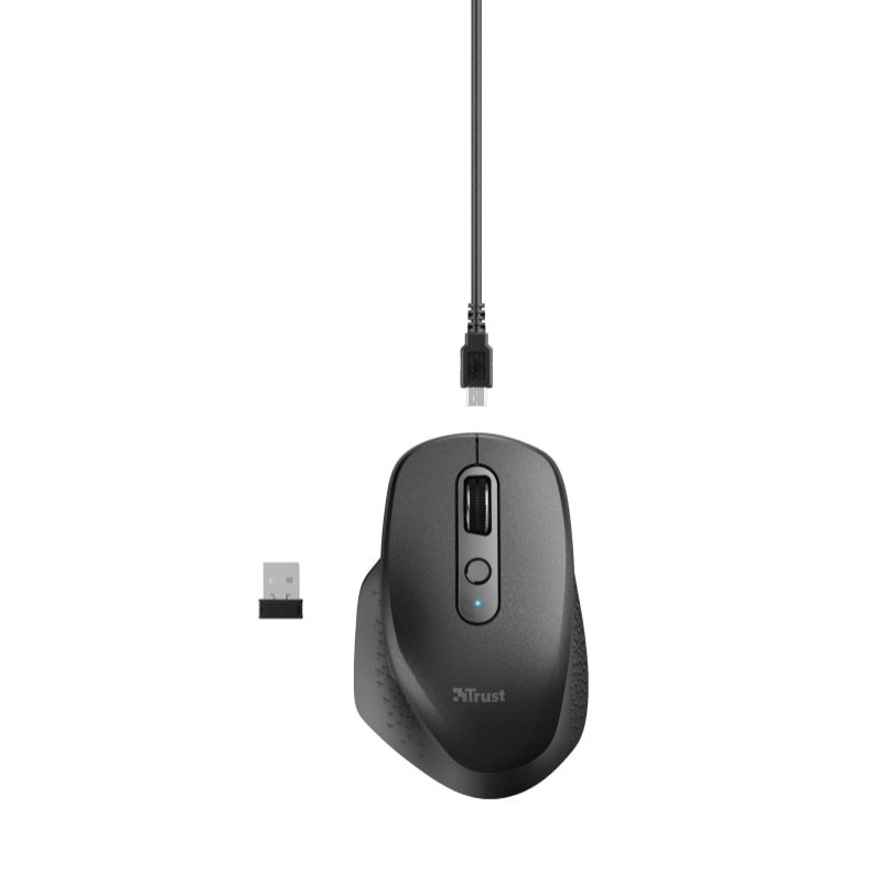 Trust Mouse Ozaa Rechargeable WL Black (23812_TRUST)