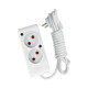 Сетевой удлинитель TECCO 1.5м 2 поста white (8681277843433)