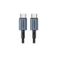 Дата кабель USB-C to USB-C 1.2m USB 2.0 60W Choetech (XCC-1014-BK)