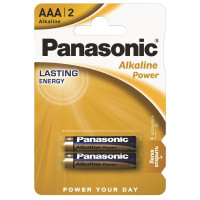 Panasonic Батарейка ALKALINE POWER лужна AAA блістер, 2 шт. (LR03REB/2BP)