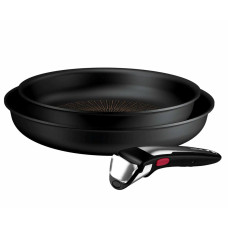 Tefal Cookware set Tefal Ingenio Excellence+, 3 pcs, aluminum, stainless steel, bakelite, black (P0009553)