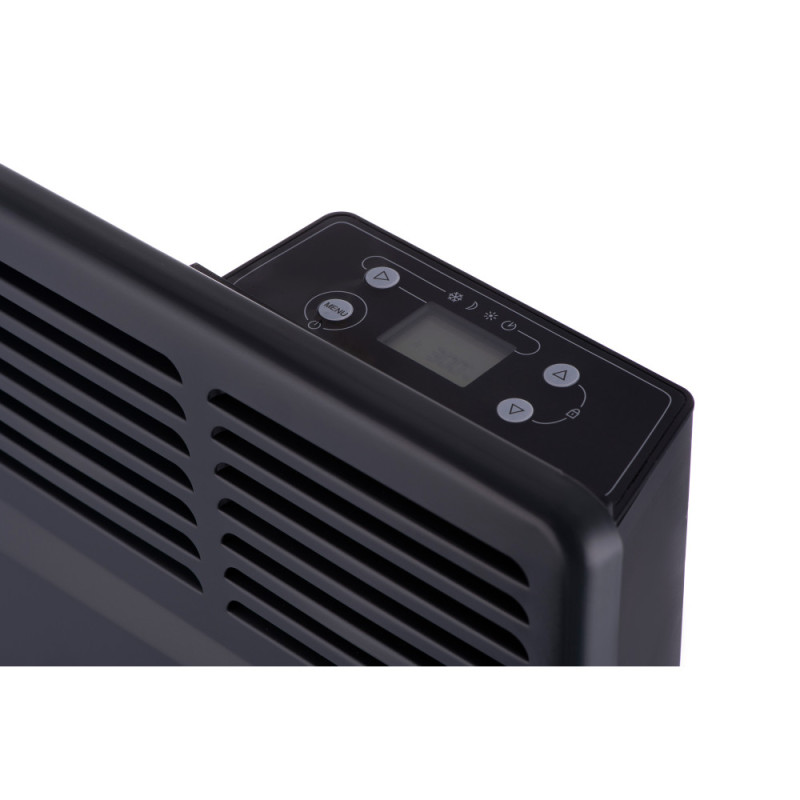 ARDESTO Конвектор электрический СН-2000ECA, 2000 Вт, 20 м2, LED-дисплей, IP24, антрацит матовый (CH-2000ECA)