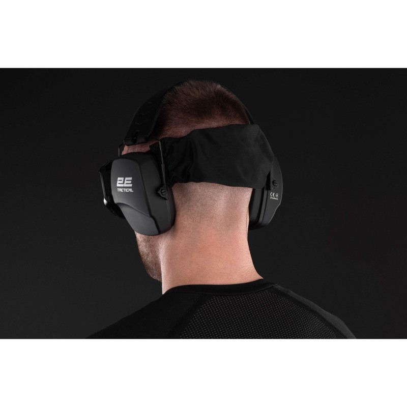 2E Tactical Tactical protective earmuffs Defense Black NRR: 25 dB, passive (2E-TPE016BK)