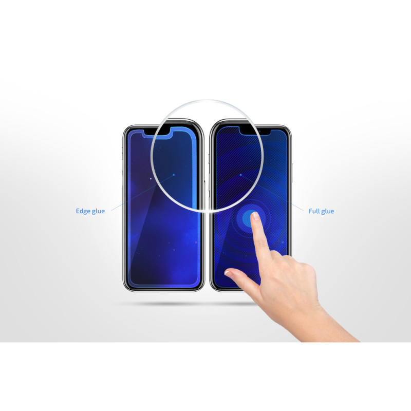 2E Захисне скло для Apple iPhone 14(6.1), 2.5D FCFG,(1 Pack),black border (2E-IP-14-6.1-SMFCFG-BB)