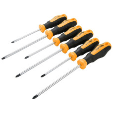 Tolsen Ergo screwdrivers set of 6, SL, PH, PZ (20014)