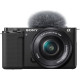 Sony Alpha ZV-E10 kit 16-50mm Black (ZVE10LB.CEC)