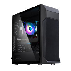 Zalman Computer case Z1 Plus, without PSU, 2xUSB3.0, 1xUSB2.0, 3x120mm Black fans, TG Side Panel, ATX, Black (Z1PLUS)
