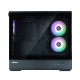 Zalman Computer case P30 Black V2, without PSU, 1xUSB3.0, 1хUSB Type-C, 3x120mm ARGB, TG Front/Side Panel, mATX, Black (P30BLACKV2)