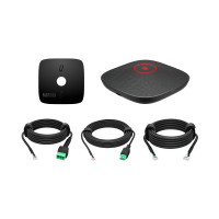 Poly Studio A2 desktop microphone, 4x Uni-mic, 4.3 m radius, 2x Euroblock, black (B22X6AA)