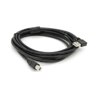 Кабель для принтера USB 2.0 AM/BM 2.0m 90° corner black Ritar (YT-AM/BM90°-2.0B)