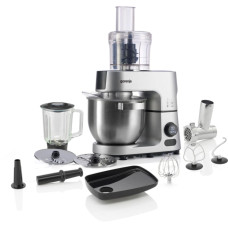 Gorenje Gorenje kitchen machine 1500W, display, cup-iron, case-iron +plastic, nozzles-7, silvery (MMC1500SCX)