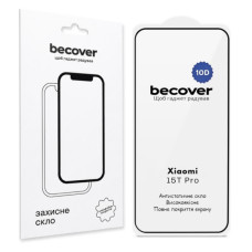 Стекло защитное BeCover 10D Xiaomi 15T Pro Black (715709)