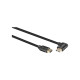 Кабель мультимедийный HDMI M to HDMI M 3.0m V2.0 90° corner Promate (prolink4k1-300.black)